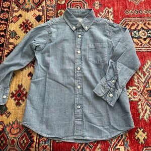 Crewcuts Blue Chambray Button-Down Shirt